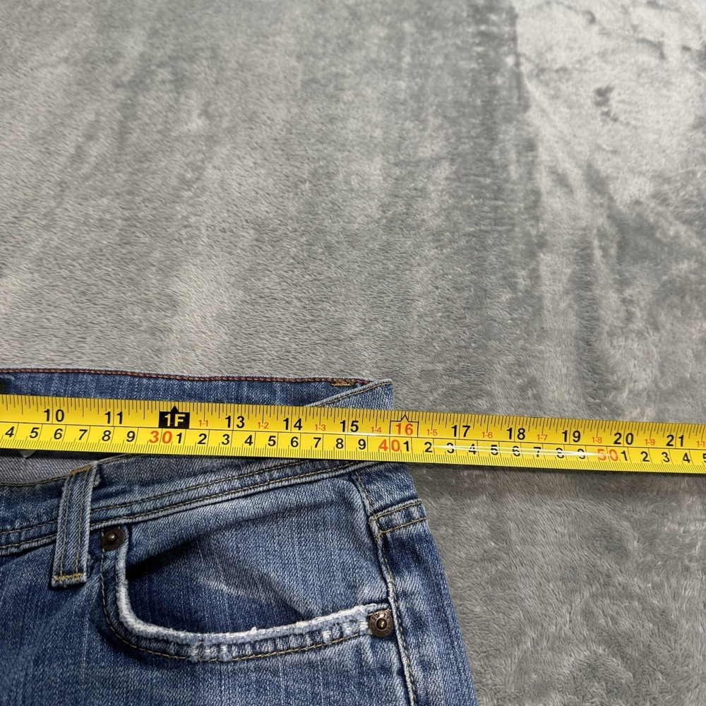 Vintage J.Crew Jeans Womens 10 Blue Mid Rise Bootcut Stretch Denim Casual Y2K - Picture 8 of 11
